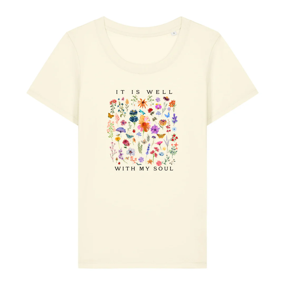 It is well (Flowers) Frauen Shirt - Image 6