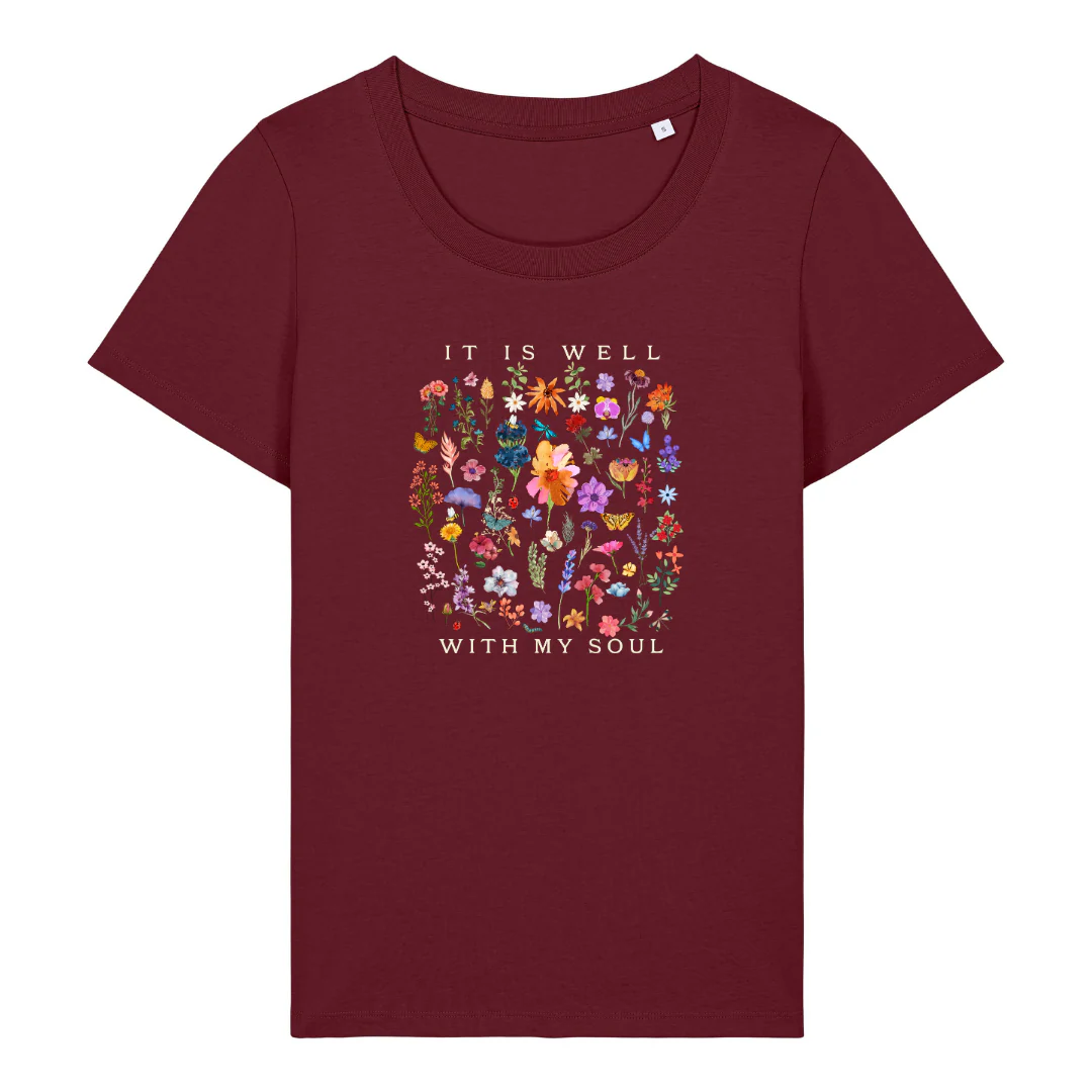 It is well (Flowers) Frauen Shirt - Image 7