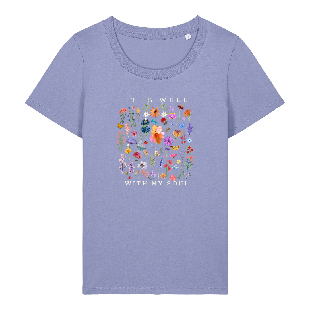 It is well (Flowers) Frauen Shirt - Image 9