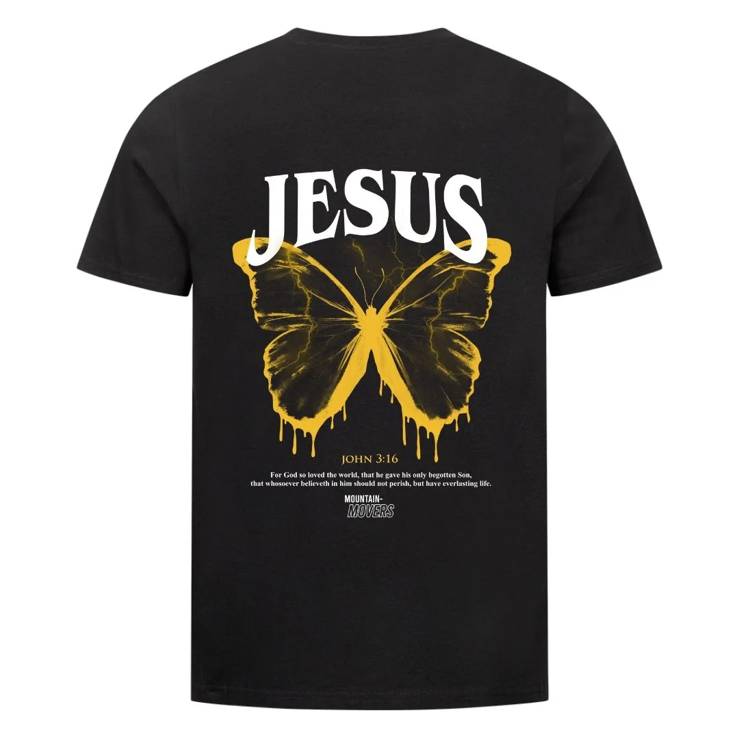Jesus Butterfly Shirt Backprint - Image 2