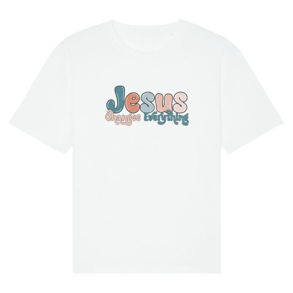 Jesus changes everything Oversized T-Shirt - Image 2