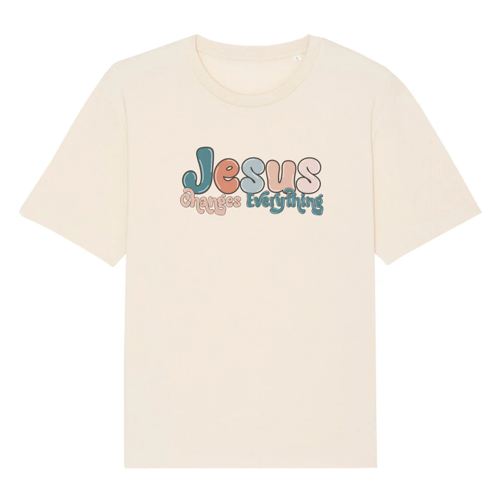 Jesus changes everything Oversized T-Shirt - Image 3