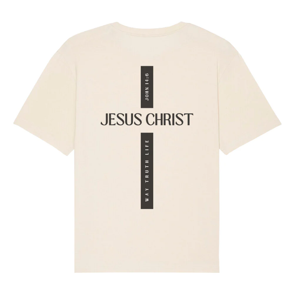 Jesus Christ Cross Oversized T-Shirt BackPrint - Image 7