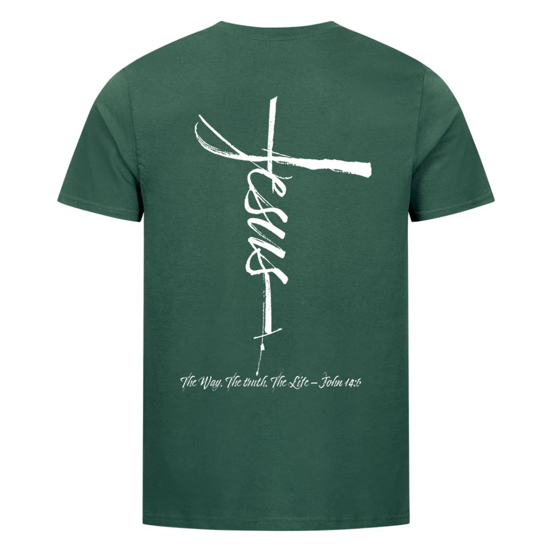 Jesus Cross Shirt BackPrint - Image 7