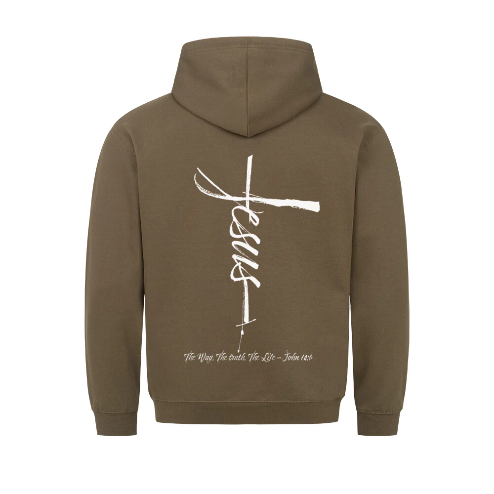 Jesus Cross Hoodie BackPrint - Image 11