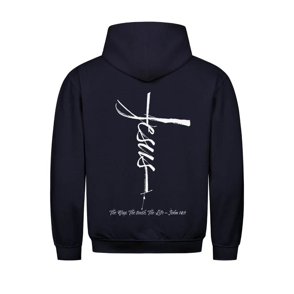 Jesus Cross Hoodie BackPrint - Image 12