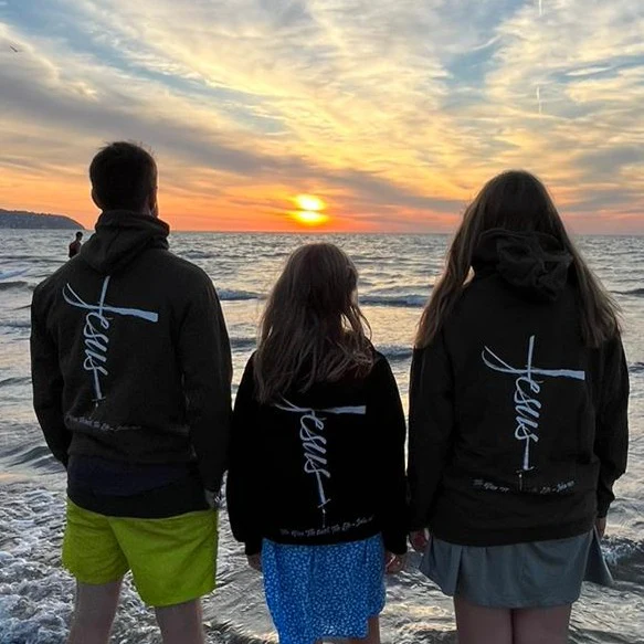 Jesus Cross Hoodie BackPrint - Image 4