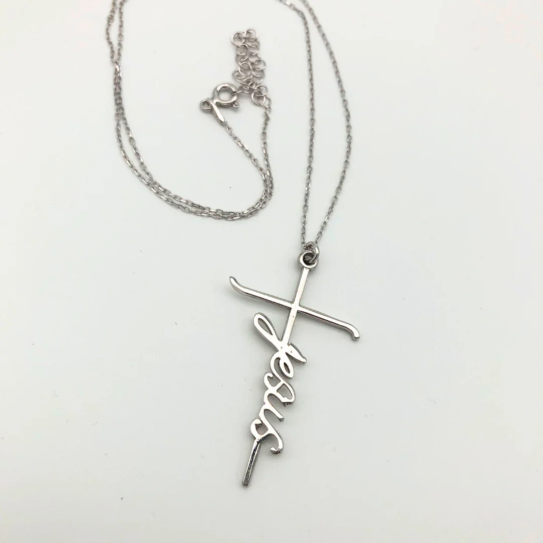 Jesus Cross Kette - 925 Sterling Silber - Image 7
