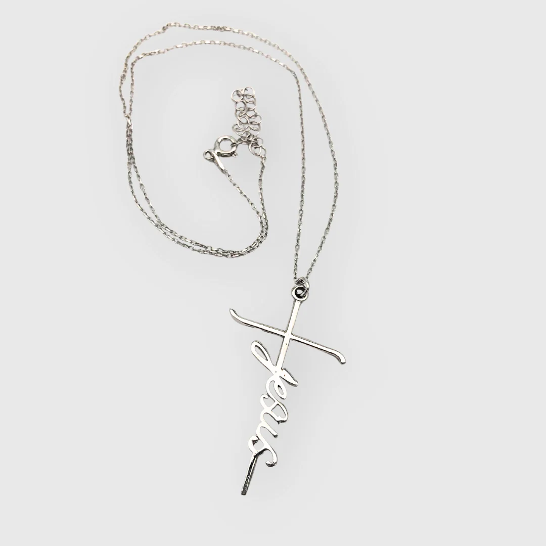 Jesus Cross Kette - 925 Sterling Silber - Image 8