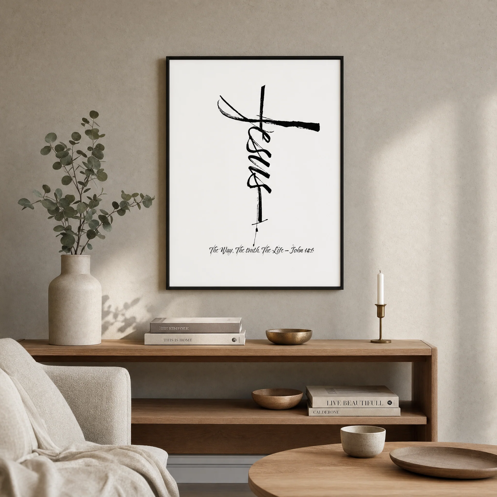 Jesus Cross Poster A4 + A3 + A0 - Image 2