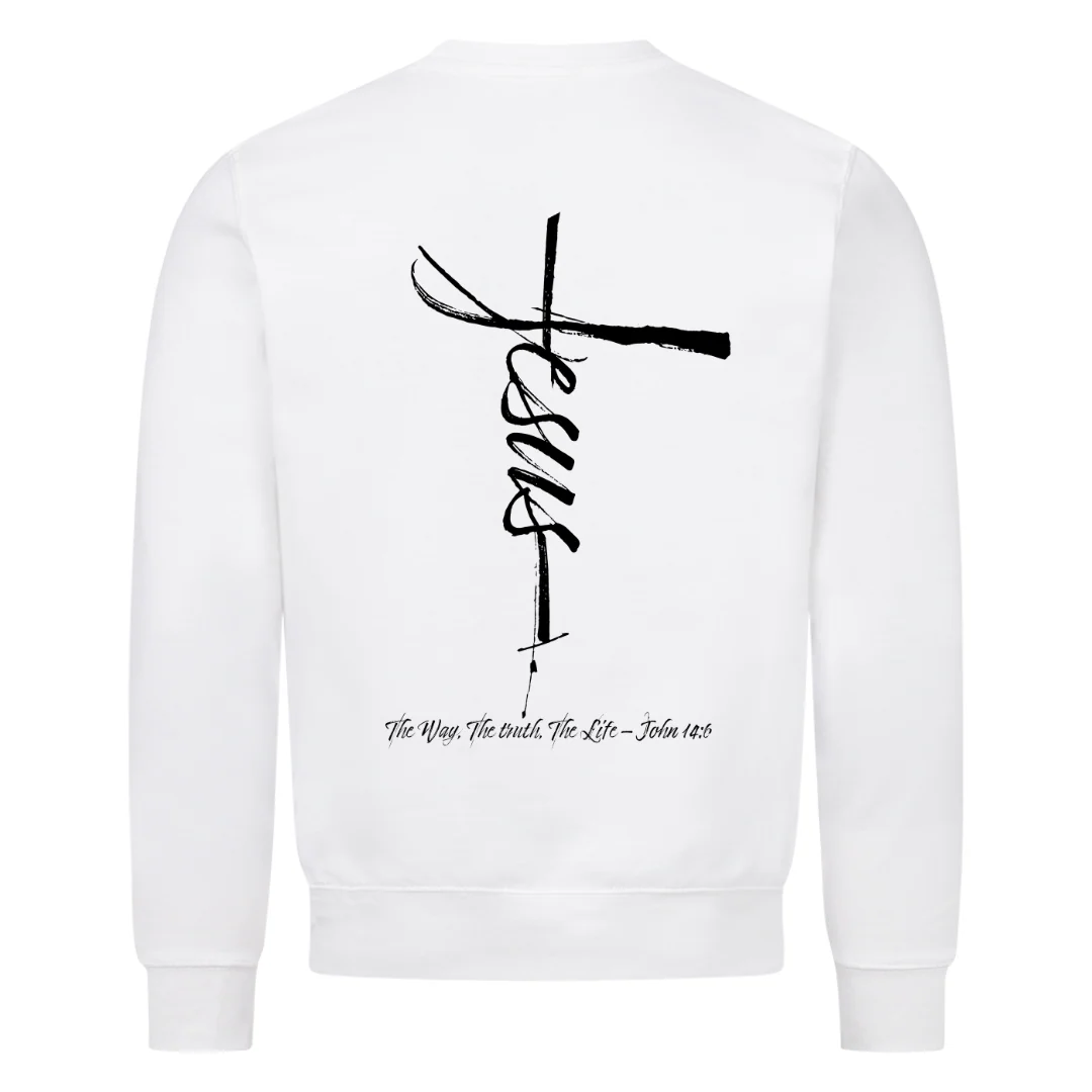 Jesus Cross Sweatshirt BackPrint - Image 4