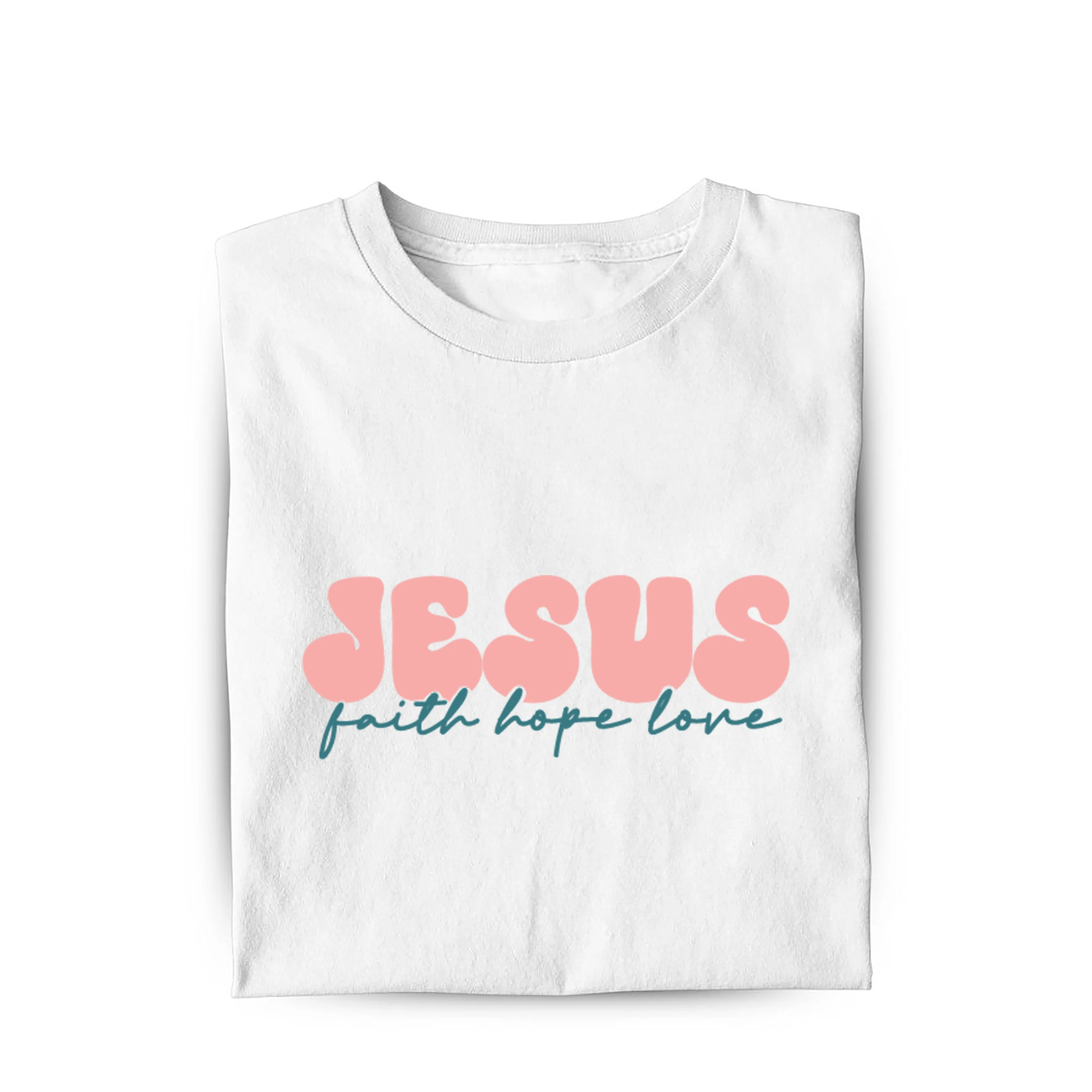Jesus faith hope love Shirt - Image 2