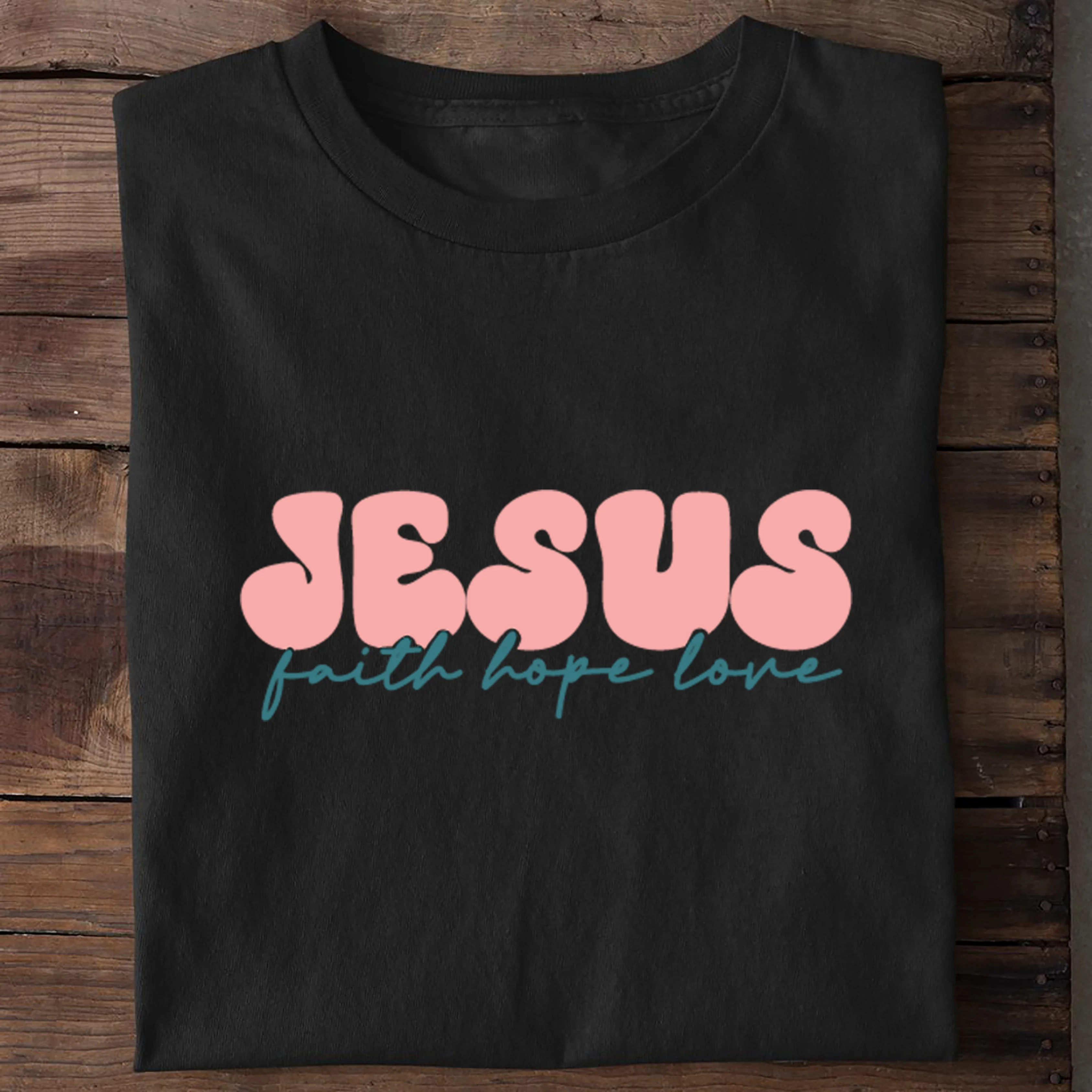 Jesus faith hope love Shirt - Image 5