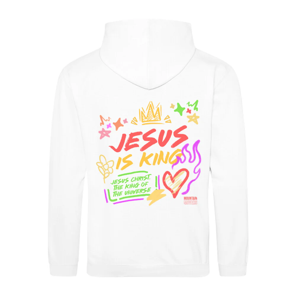 Jesus is King Hoodie BackPrint - Image 2