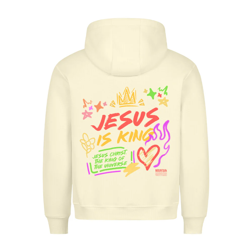 Jesus is King Hoodie BackPrint - Image 3