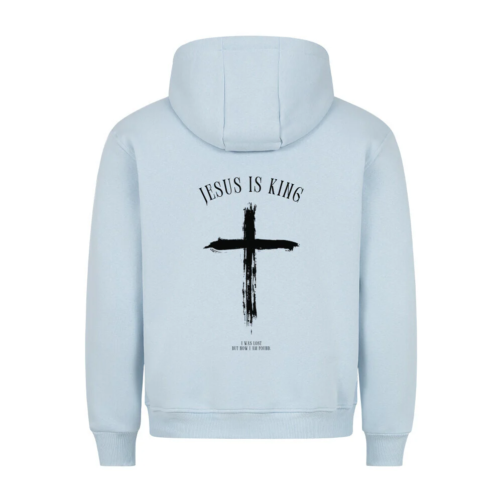 Jesus is King minimalistic Hoodie BackPrint - Image 4