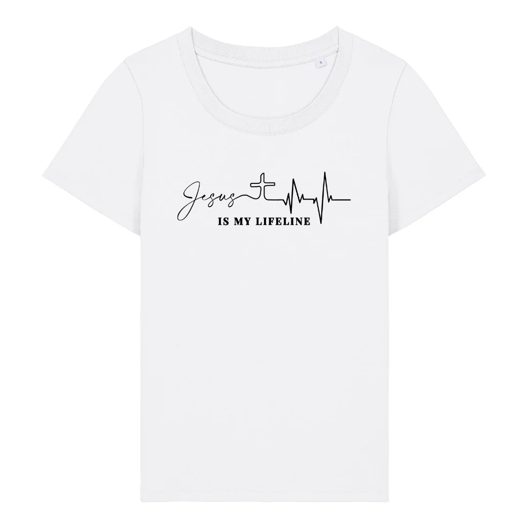 Jesus is my lifeline Frauen T-Shirt - Image 4