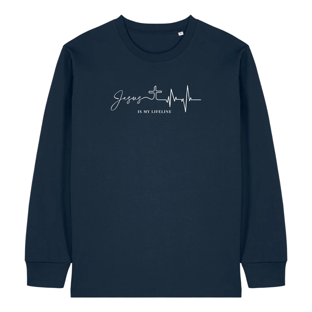 Jesus is my lifeline Longsleeve - Image 3
