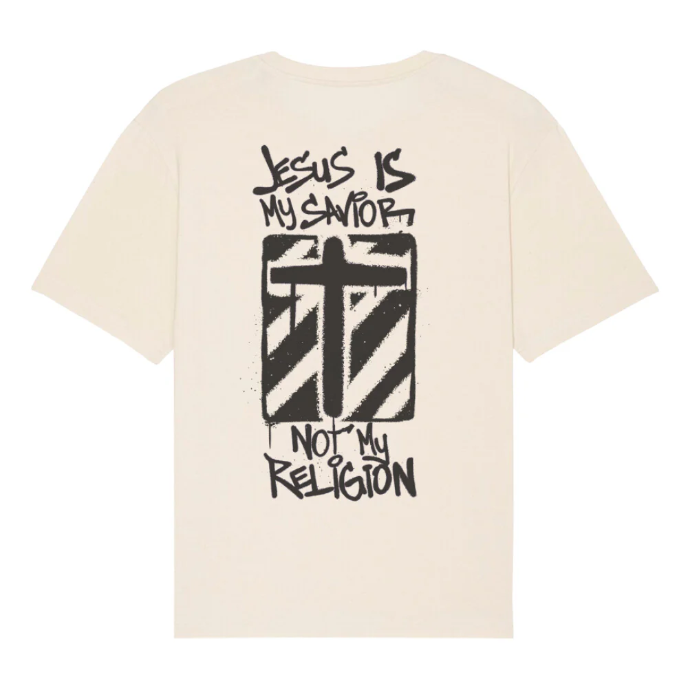 Jesus is my Savior Oversized Shirt BackPrint - Image 6