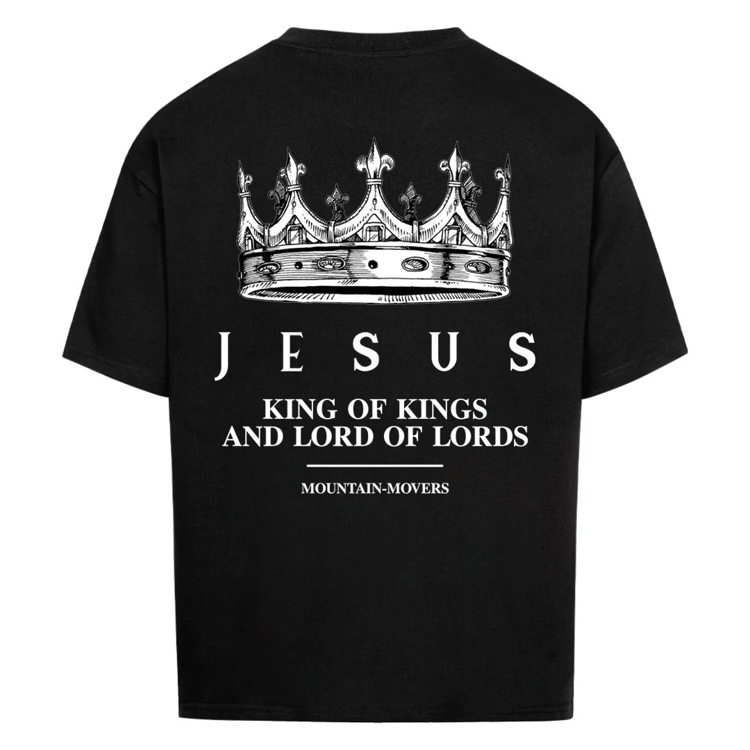 Jesus King of Kings Oversized Shirt BackPrint - Image 2