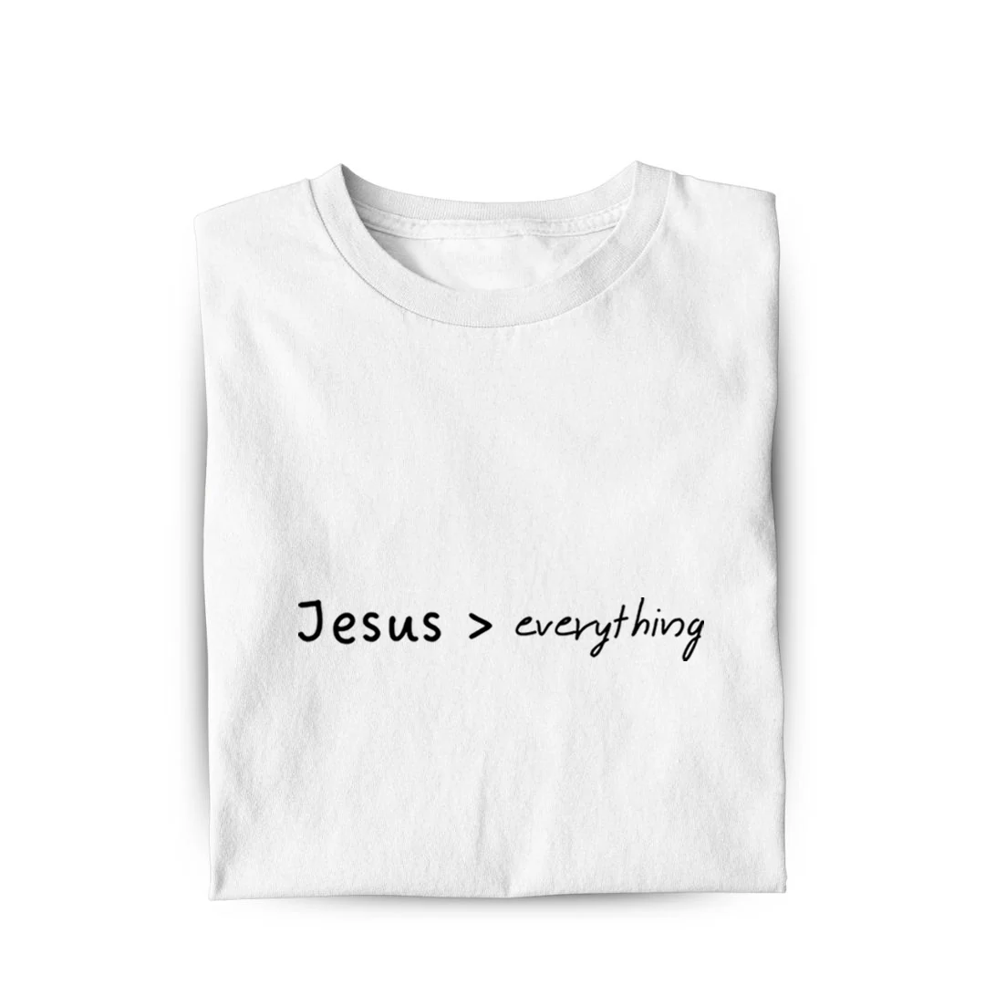 Jesus over everything Shirt - Image 2