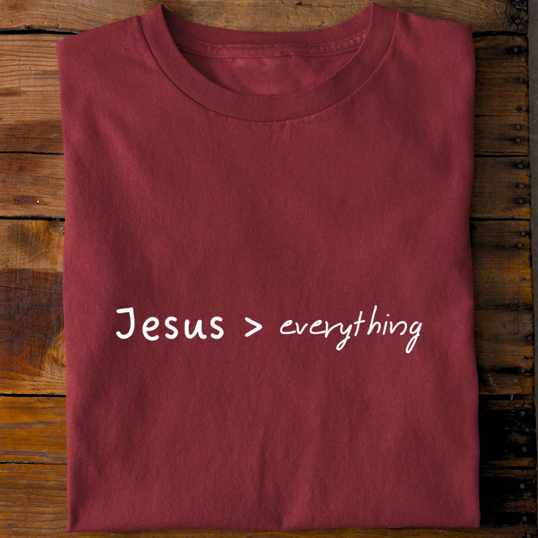Jesus over everything Shirt - Image 6