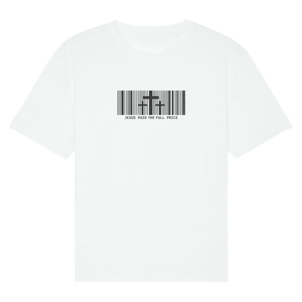 Jesus paid it all Oversized Shirt - Image 3