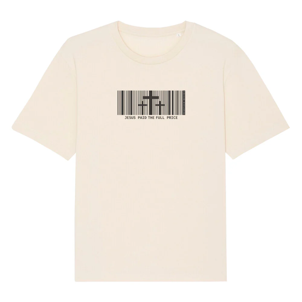 Jesus paid it all Oversized Shirt - Image 4