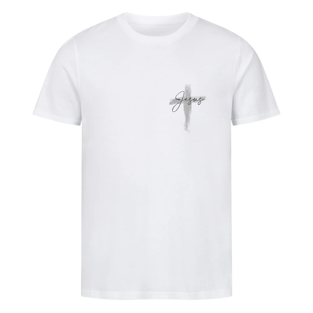 Jesus painted Cross Shirt - Image 10