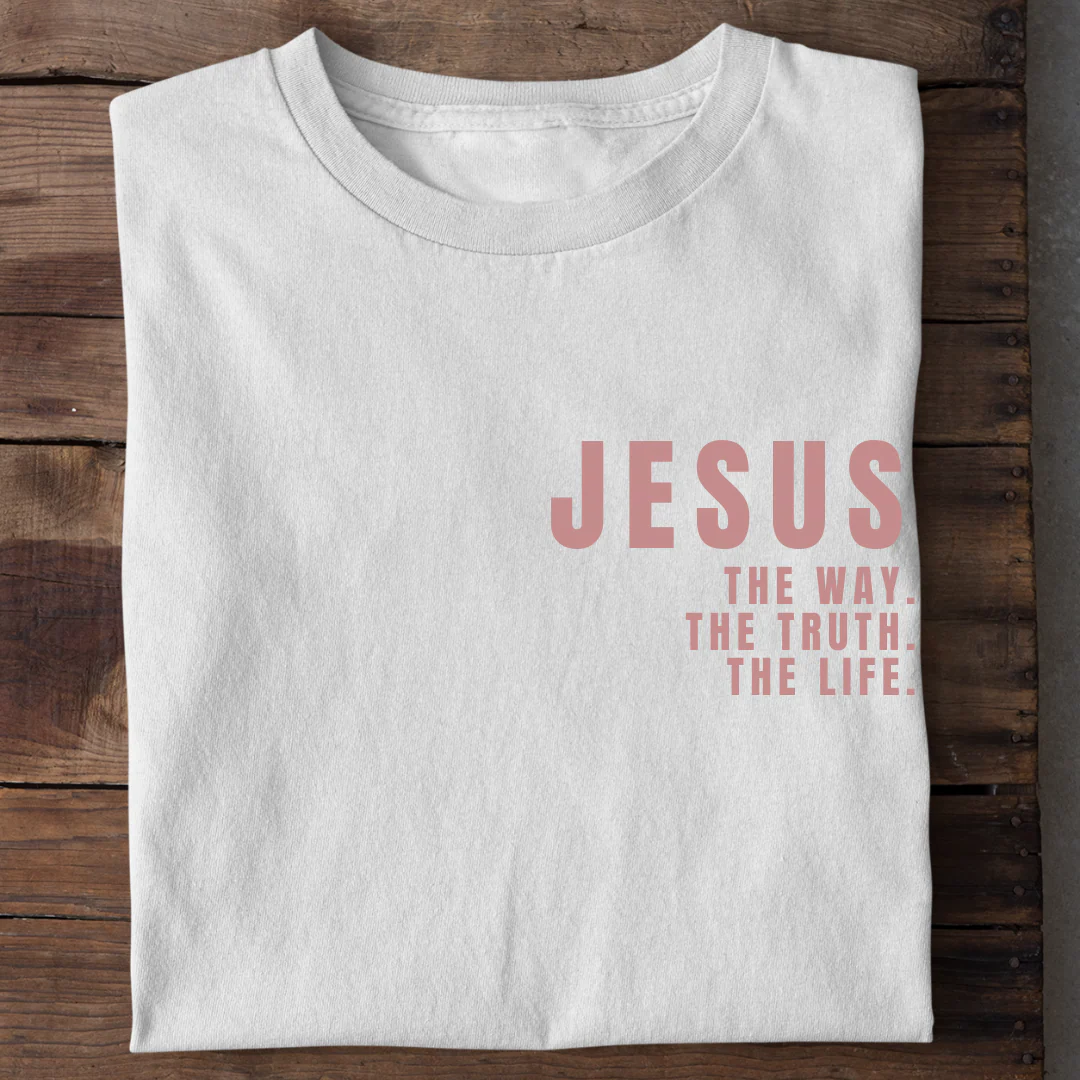 Jesus Pink Letters Shirt - Image 2