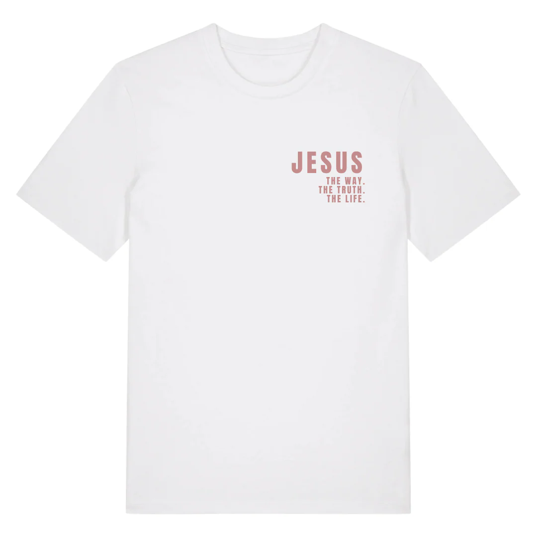 Jesus Pink Letters Shirt - Image 7