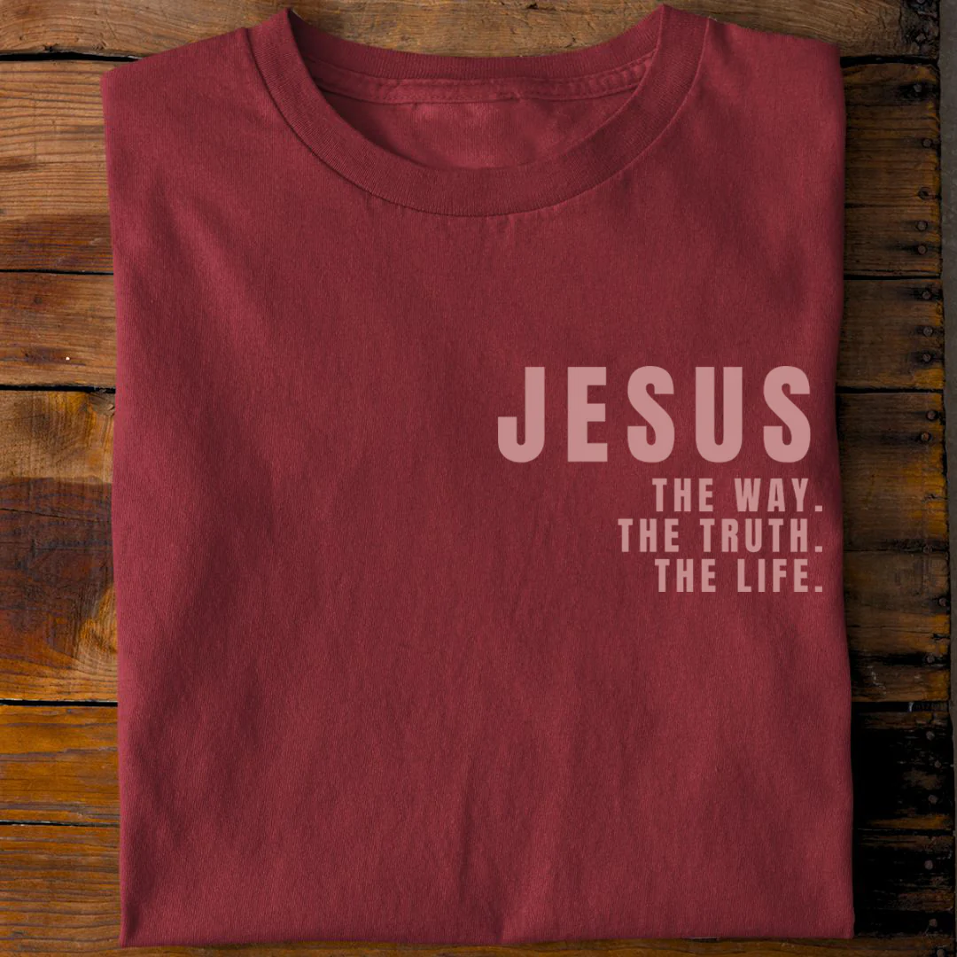 Jesus Pink Letters Shirt - Image 8