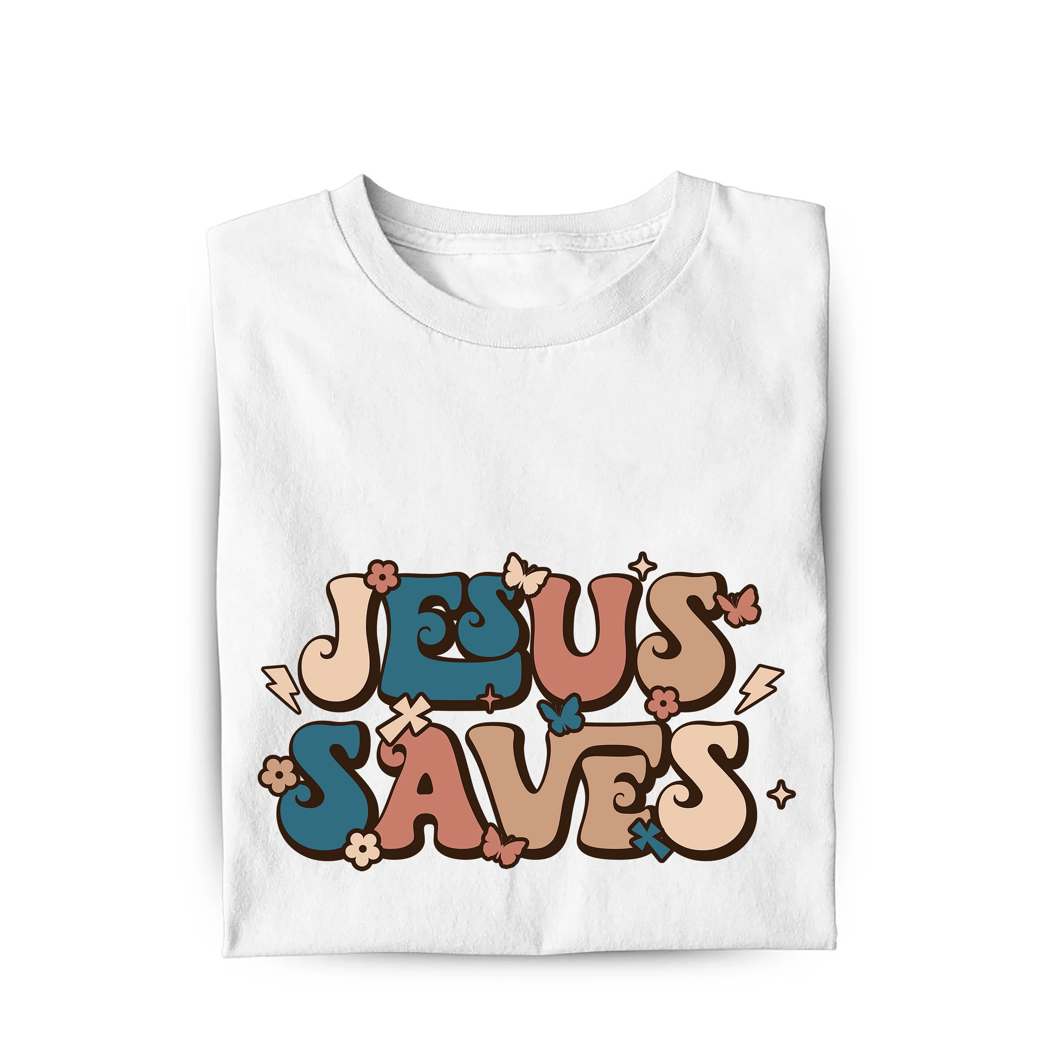 Jesus saves Shirt - Image 2