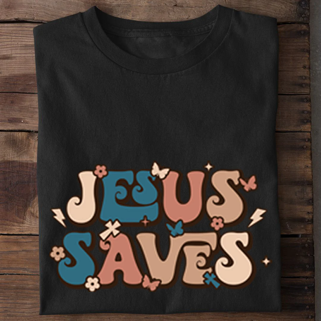 Jesus saves Shirt - Image 5