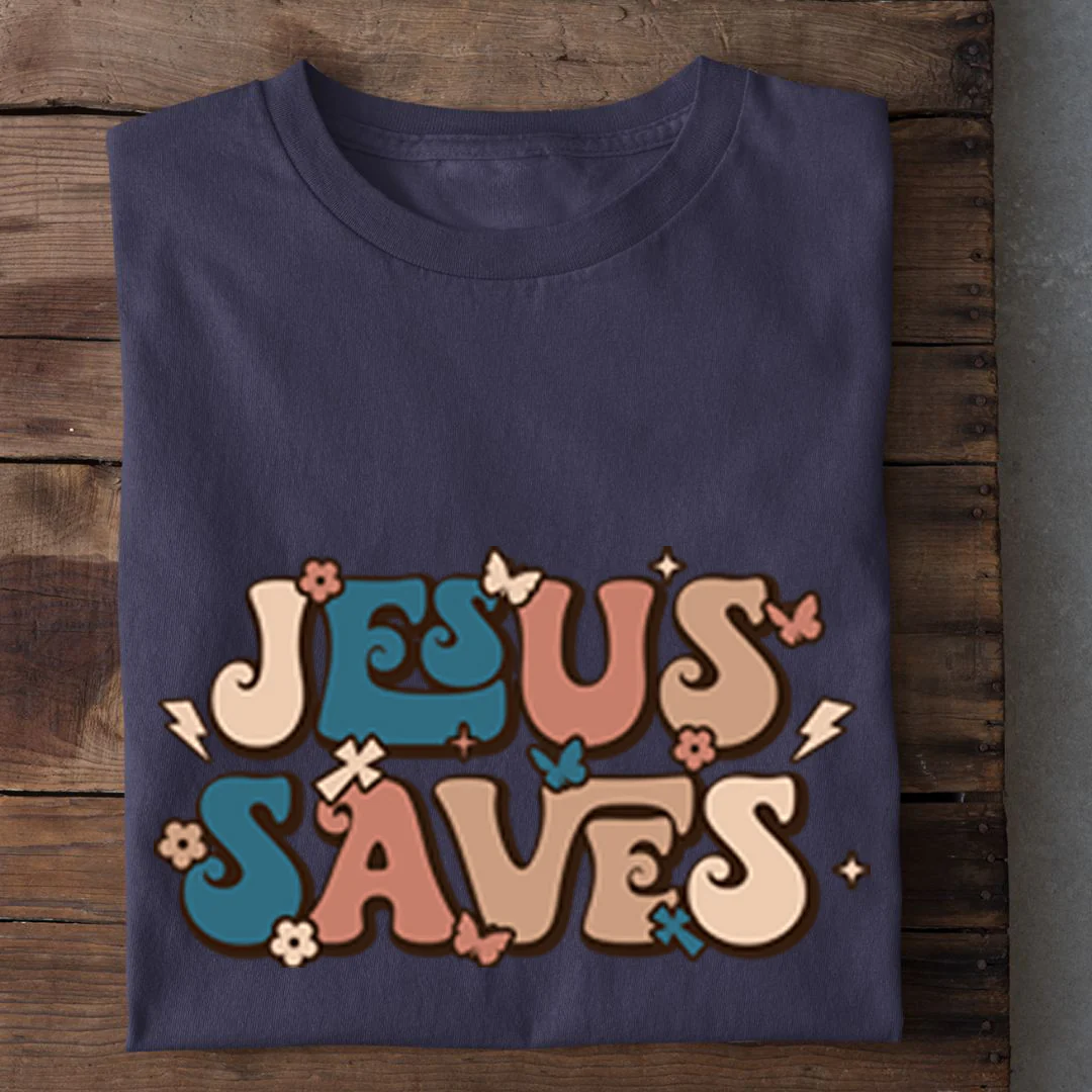 Jesus saves Shirt - Image 9