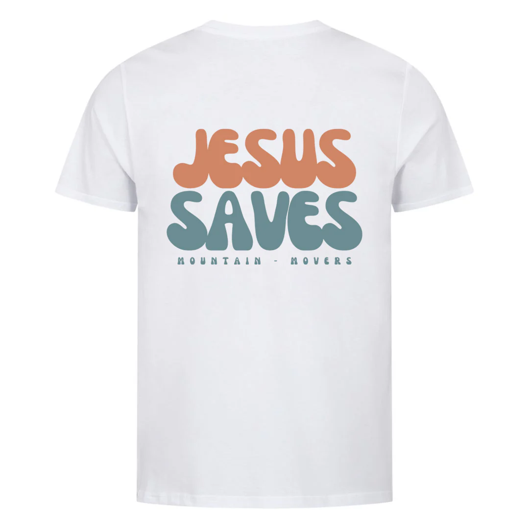 Jesus Saves Shirt Backprint - Image 6