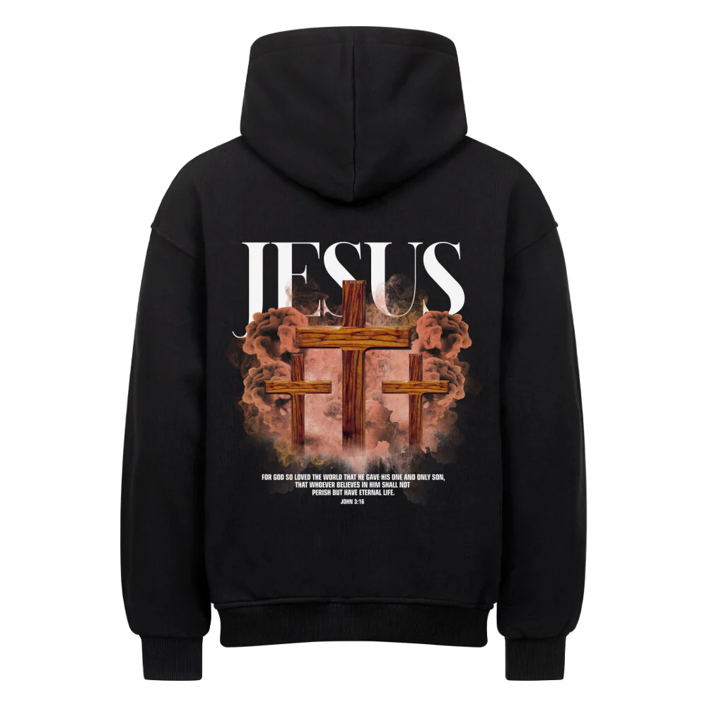 Jesus Streetwear Oversized Hoodie BackPrint