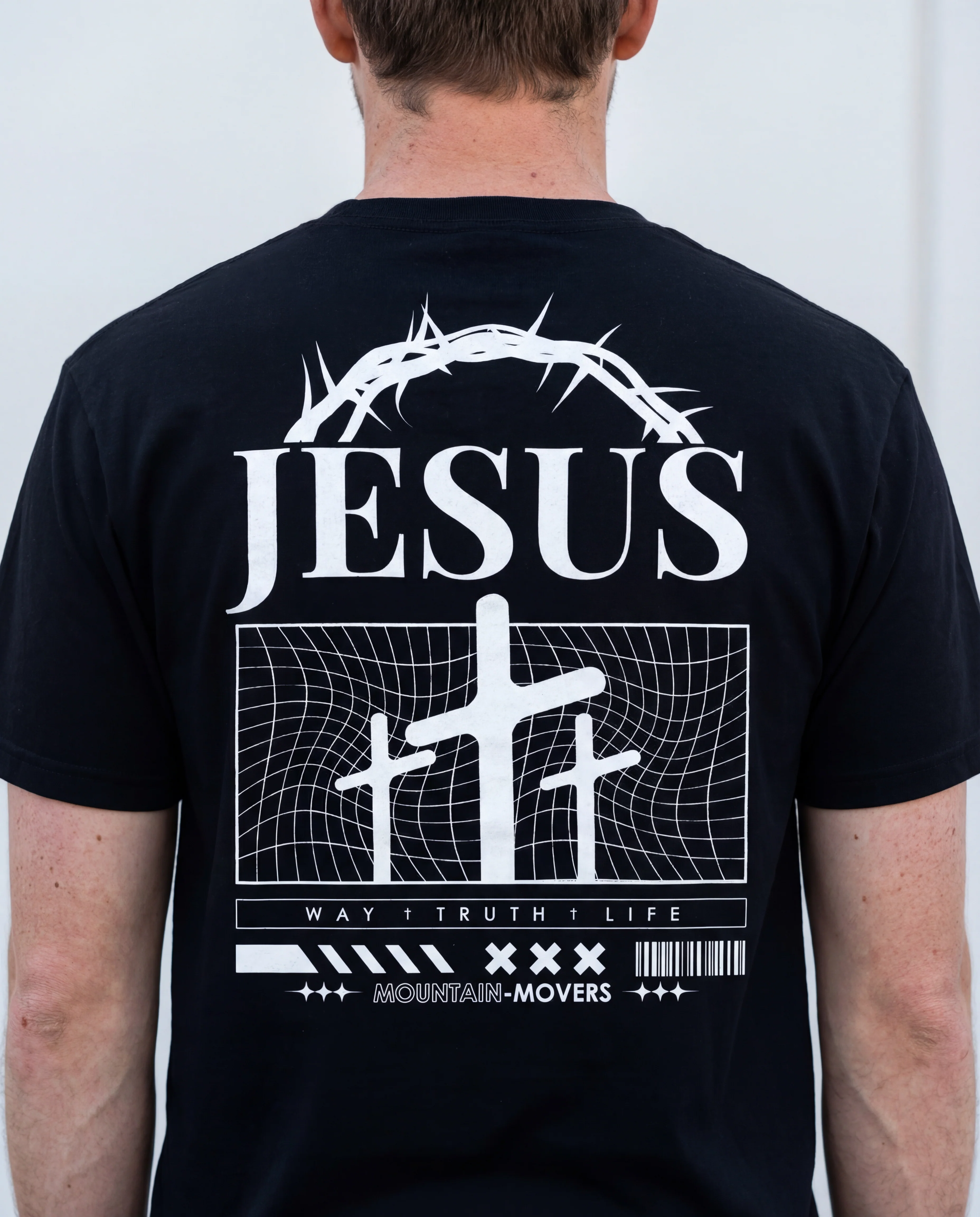 Jesus Way Truth Life Shirt Front - und BackPrint