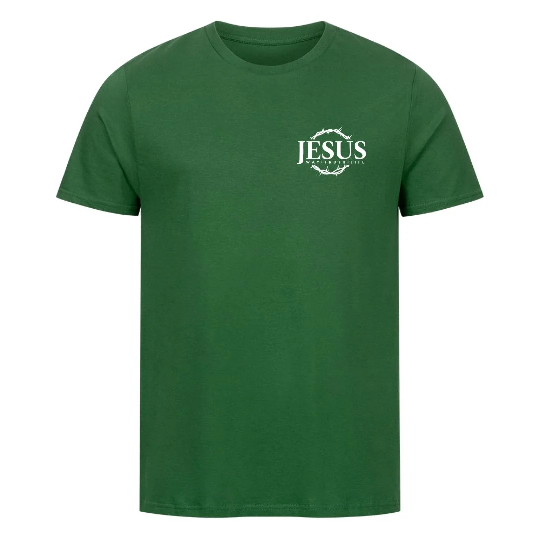 Jesus Way Truth Life Shirt Front - und BackPrint - Image 10
