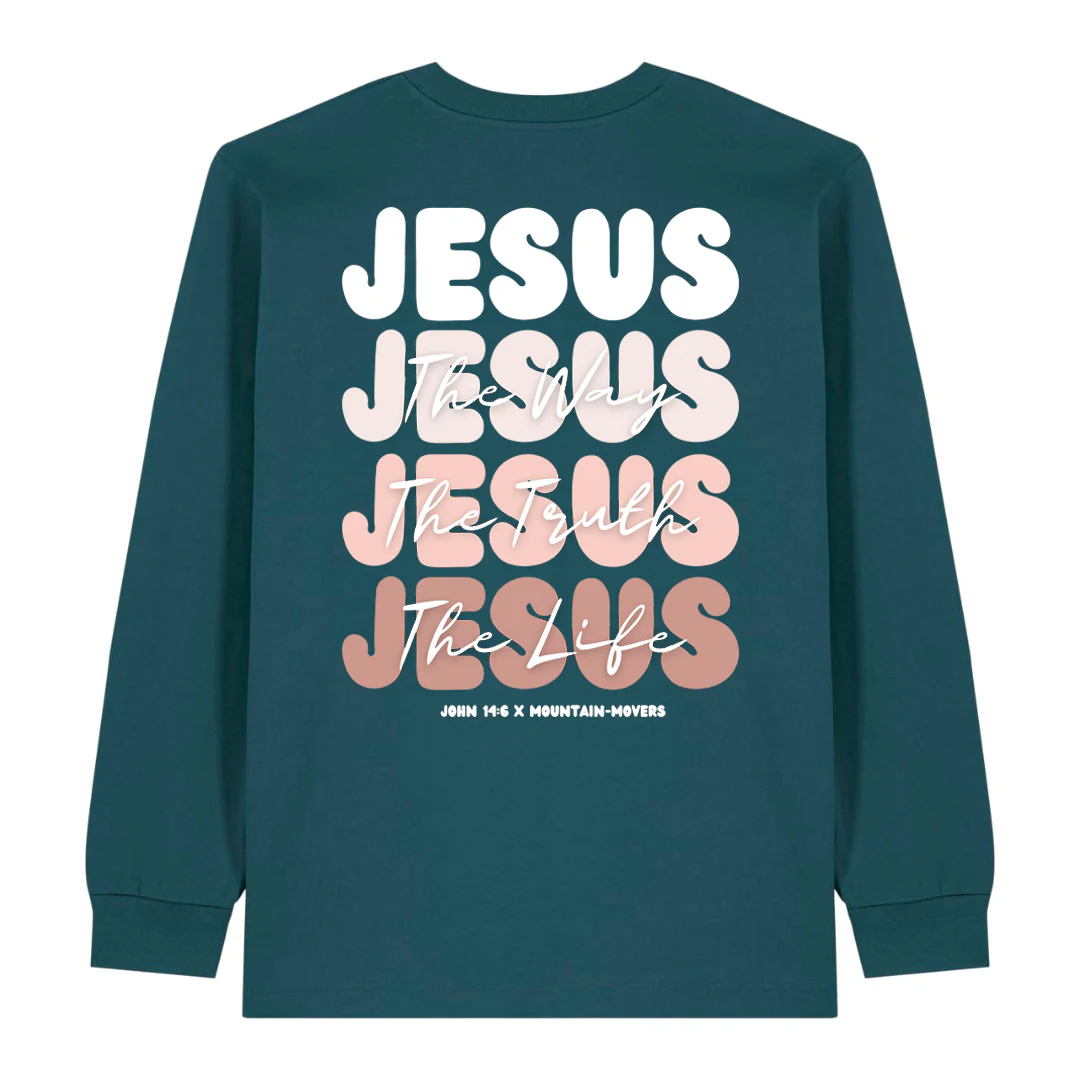 Jesus x John 14_6 Longsleeve BackPrint - Image 4