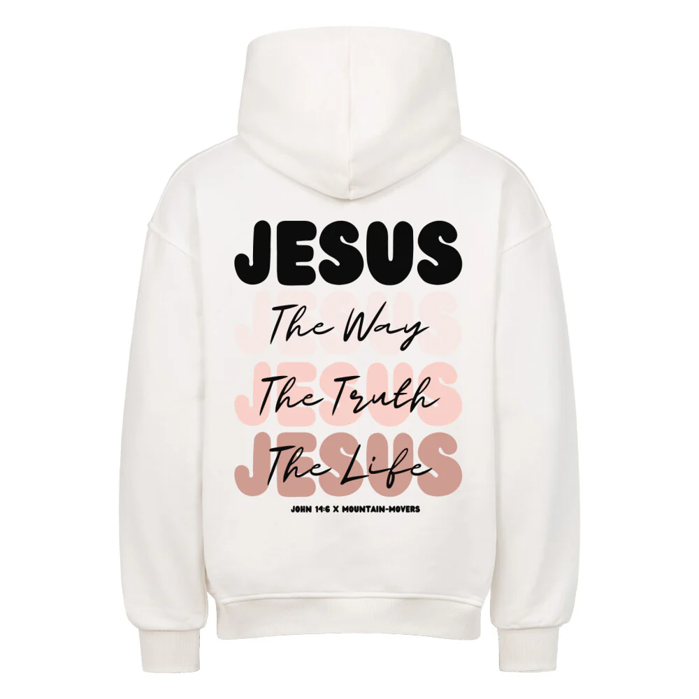 Jesus x John 14:6 Oversized Hoodie BackPrint - Image 5