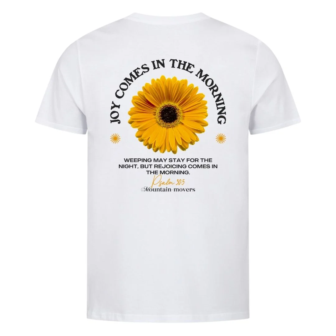 Joy comes in the morning Shirt BackPrint - Image 6