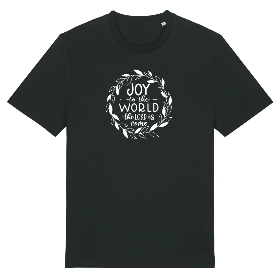 Joy to the World Circle Christmas Shirt - Image 4