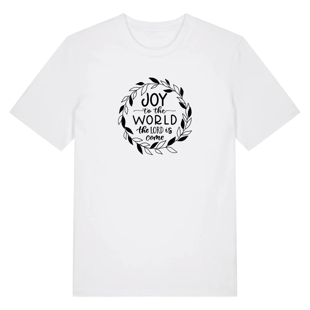 Joy to the World Circle Christmas Shirt - Image 5