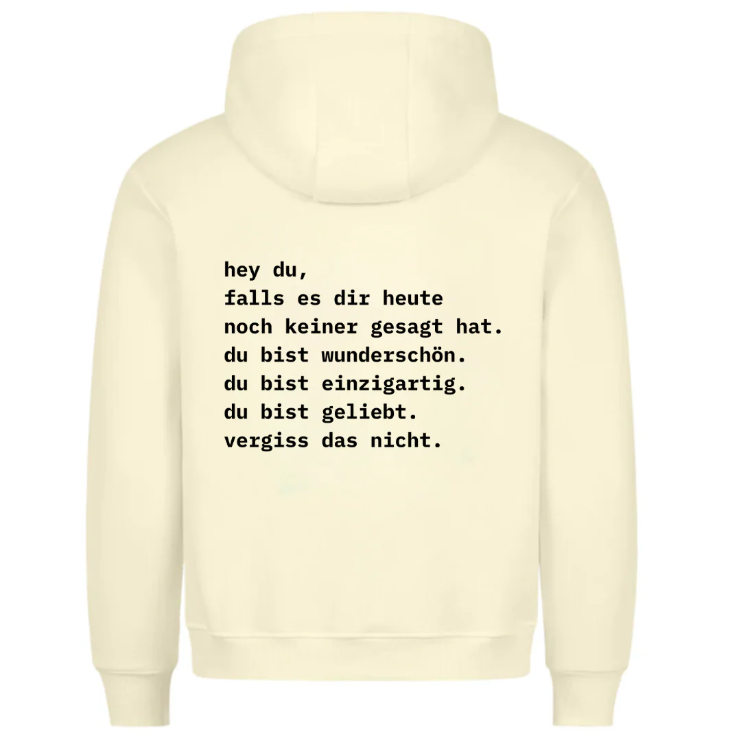 Keiner gesagt Hoodie BackPrint - Image 3