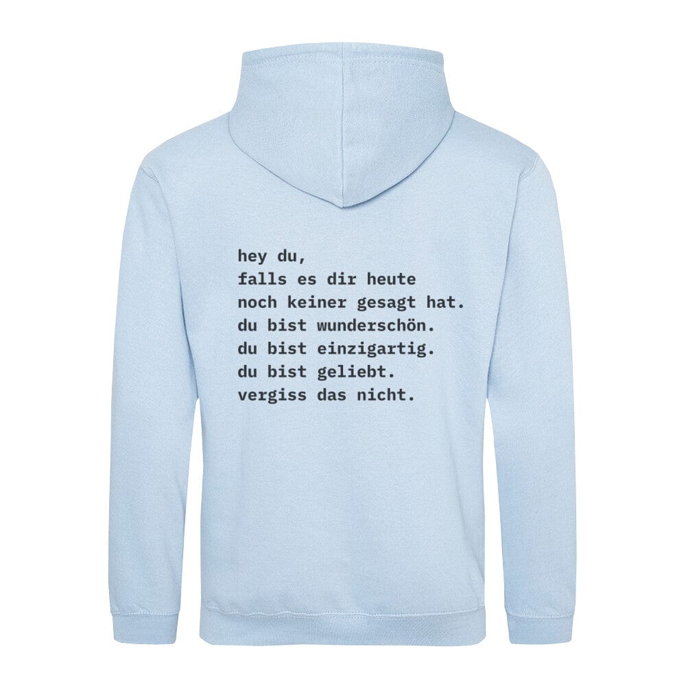Keiner gesagt Hoodie BackPrint - Image 4