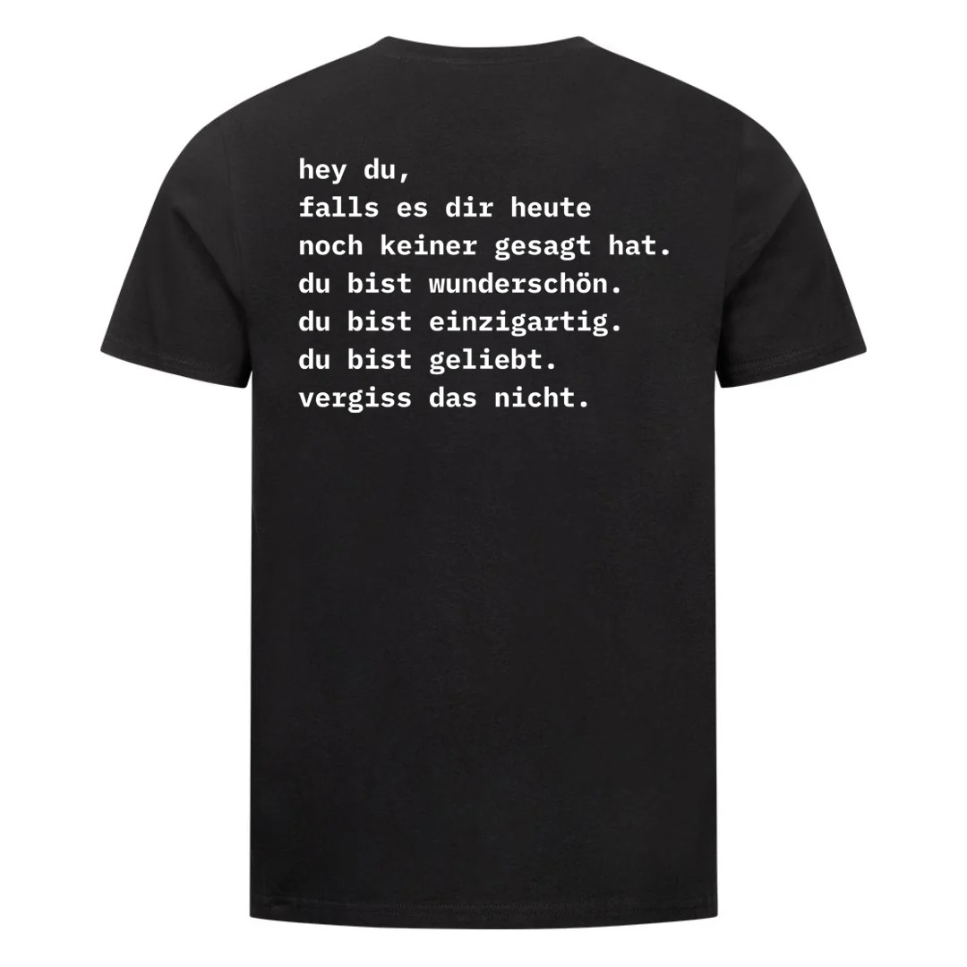 Keiner gesagt Shirt Backprint