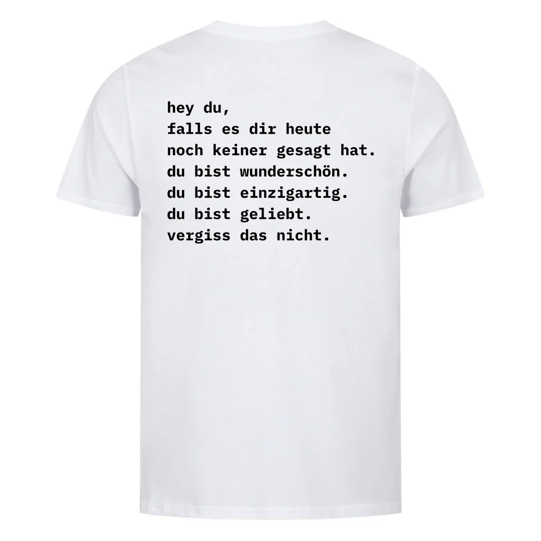 Keiner gesagt Shirt Backprint - Image 5
