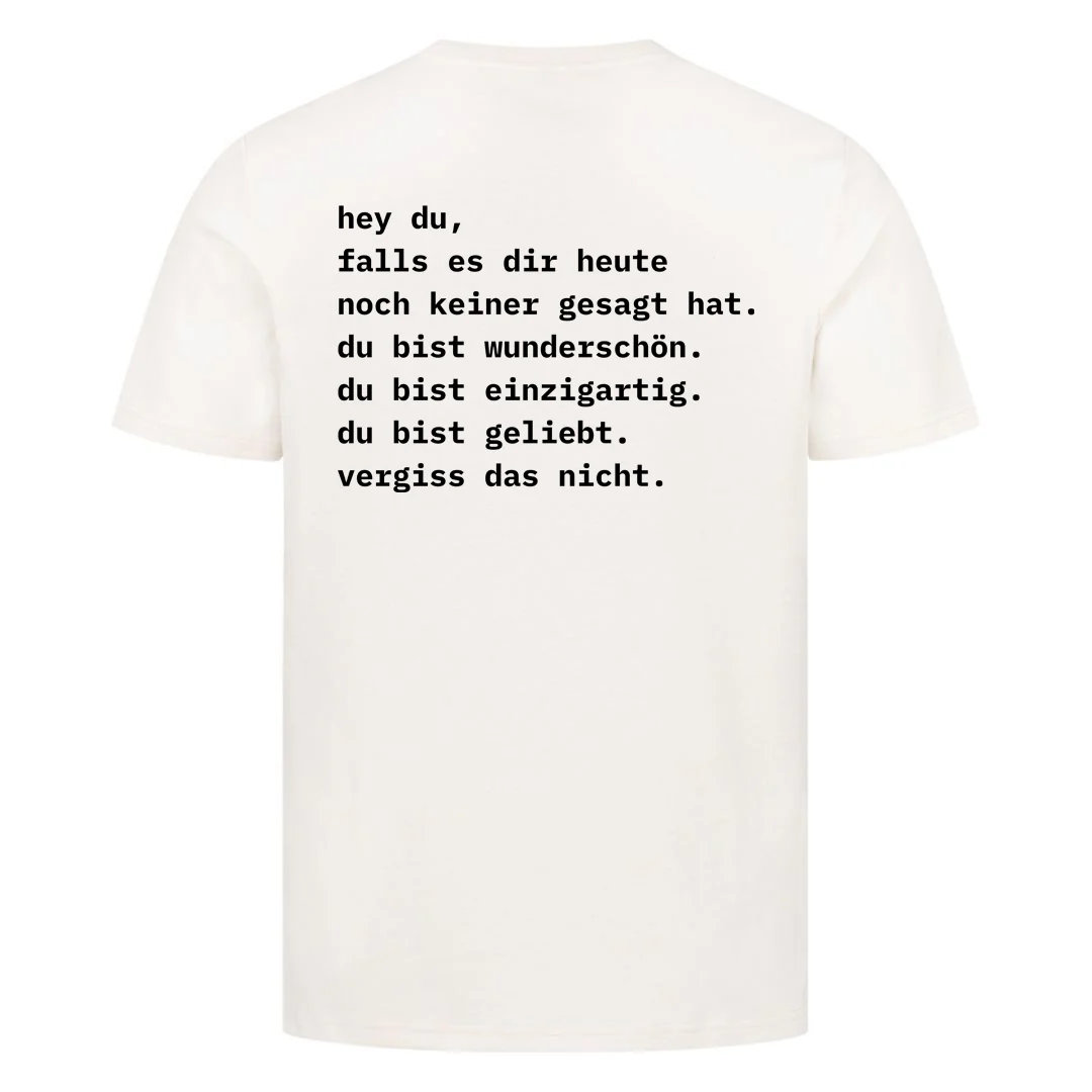 Keiner gesagt Shirt Backprint - Image 6