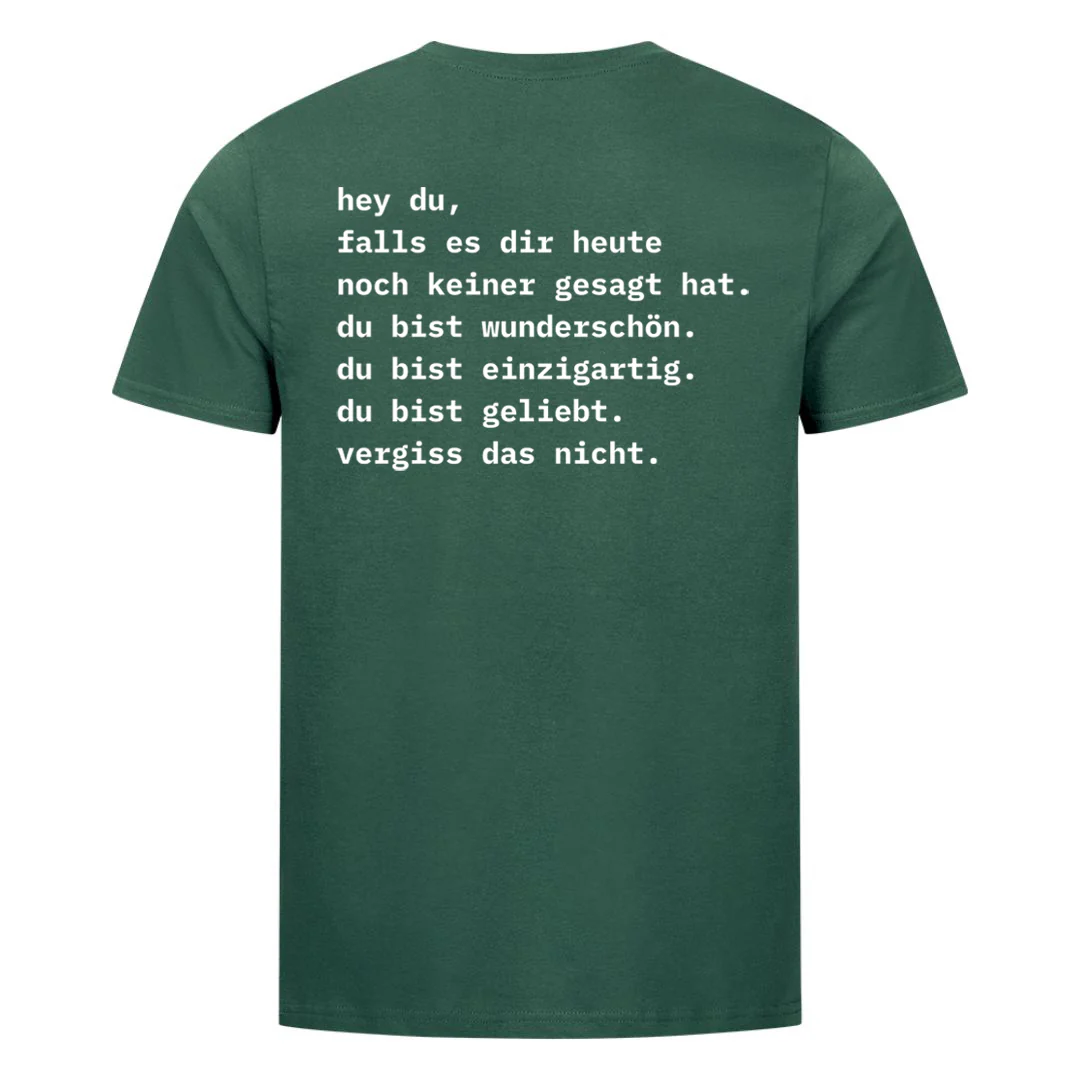Keiner gesagt Shirt Backprint - Image 8